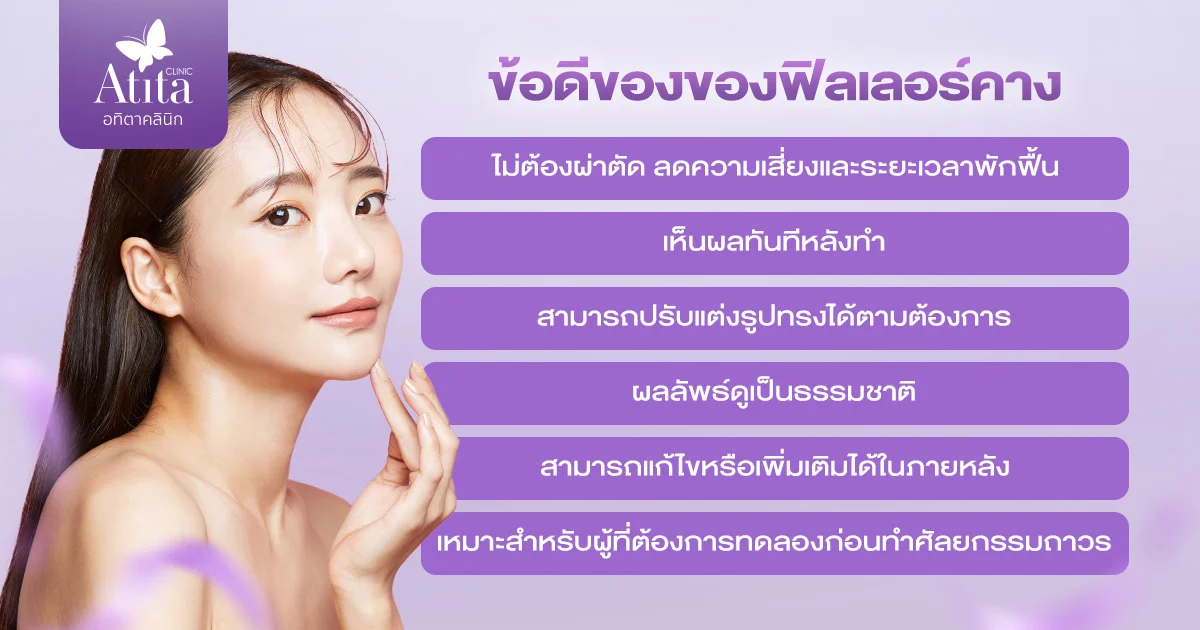 ข้อดี ข้อเสียของฟิลเลอร์คาง