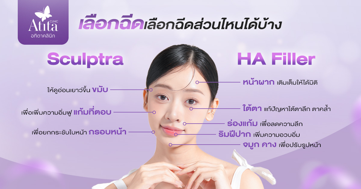 เลือกฉีดส่วนไหนได้บ้าง
