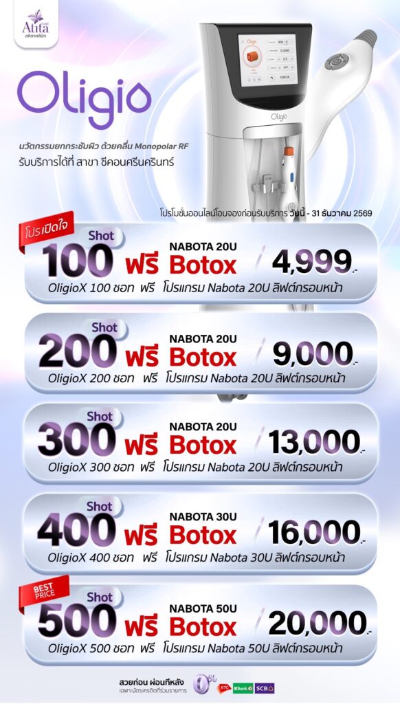 Oligio OligioX ราคาถูก โปรโมชั่น อทิตาคลินิก